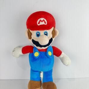 Nintendo Super Mario Brothers Mario 14" Plush Toy-Super Mario Brothers